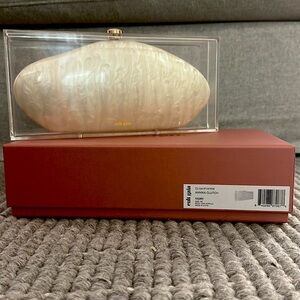 Cult Gaia Annika Clutch in Ivory - brand new, never used